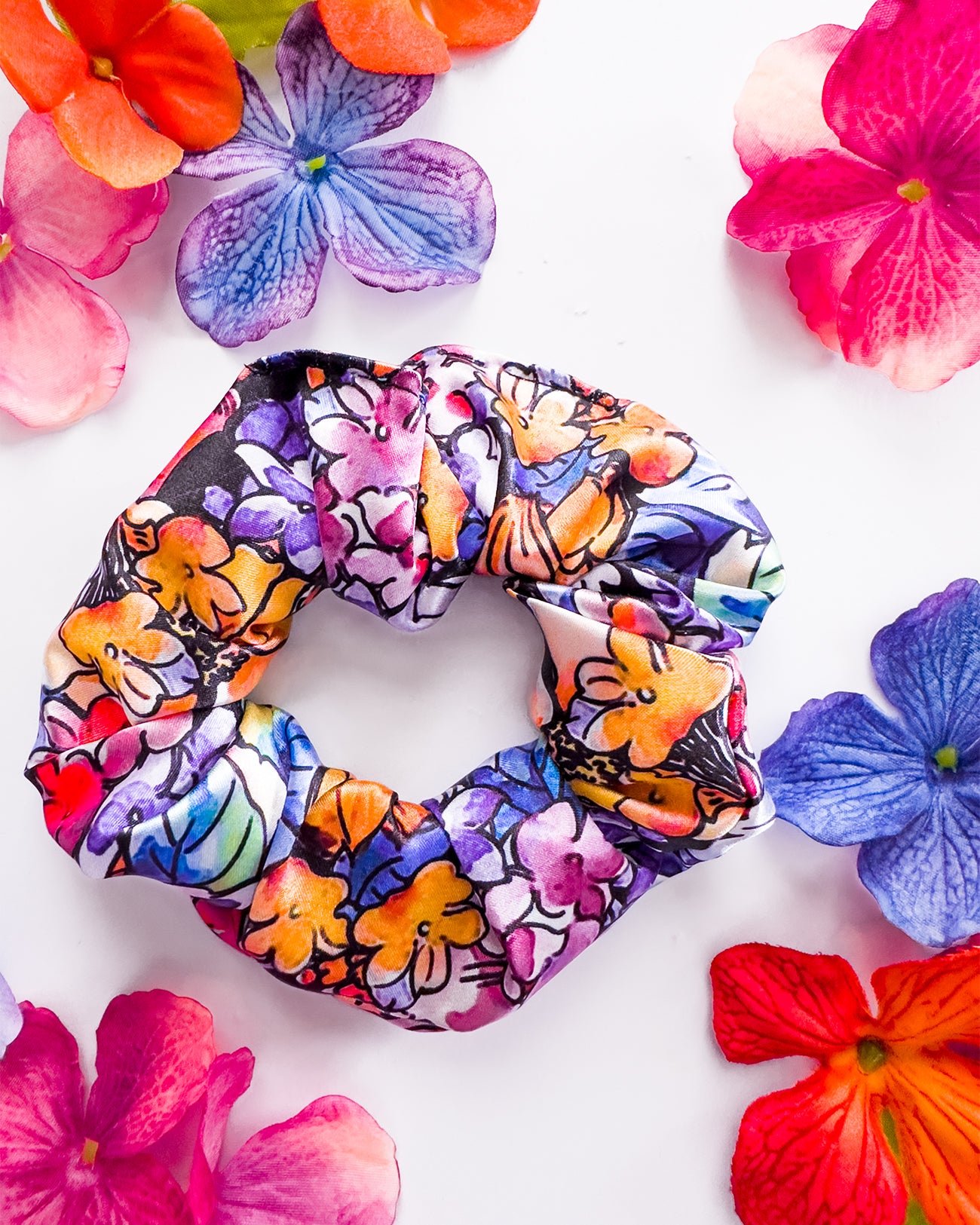 Scrunchie Daphne Floreal | Dot76.it