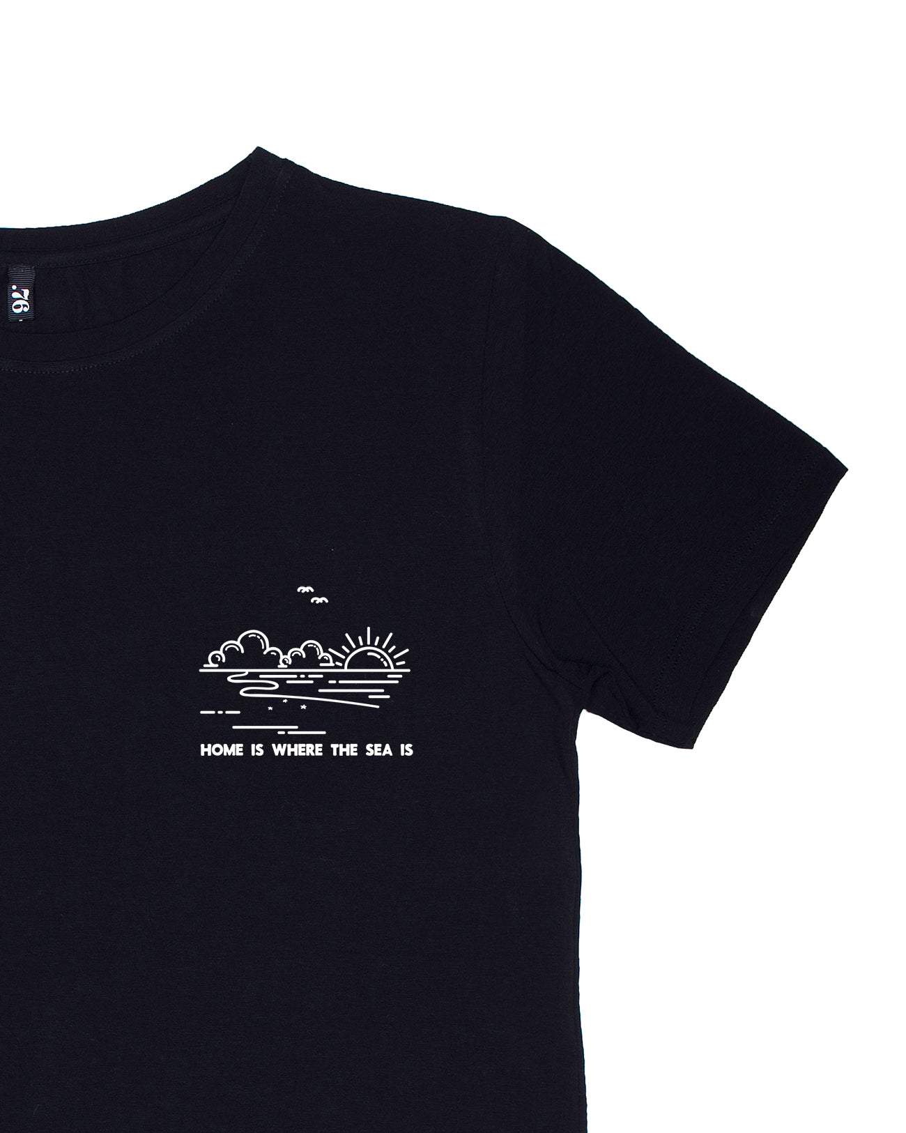 T-shirt Black Home | Dot76.it