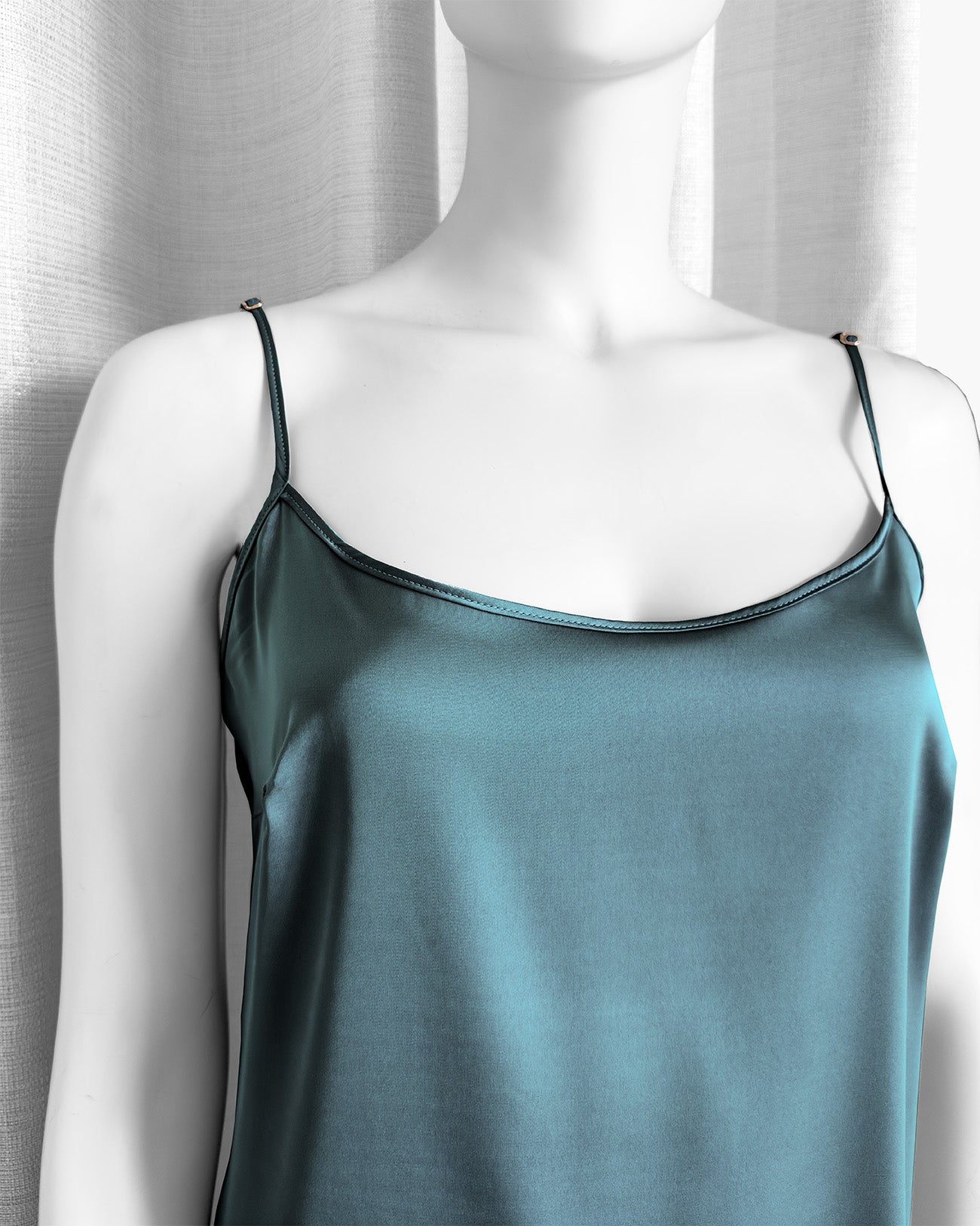Sottoveste in raso Ardesia | Dot76.it