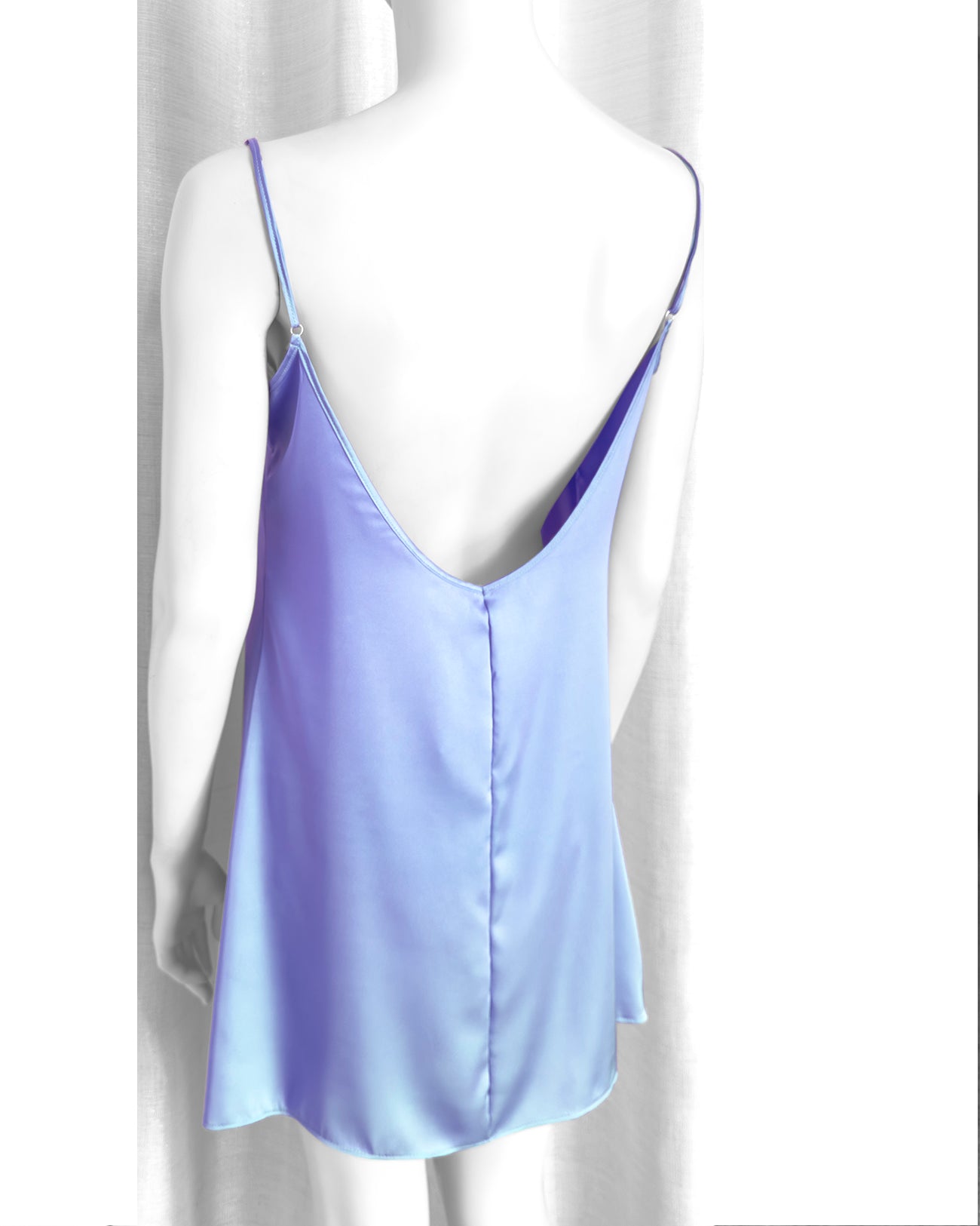 Sottoveste in raso Indaco | Dot76.it