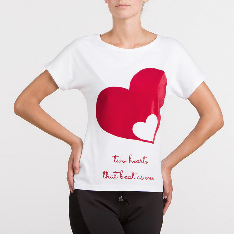 T-shirt Two Hearts | Dot76.it