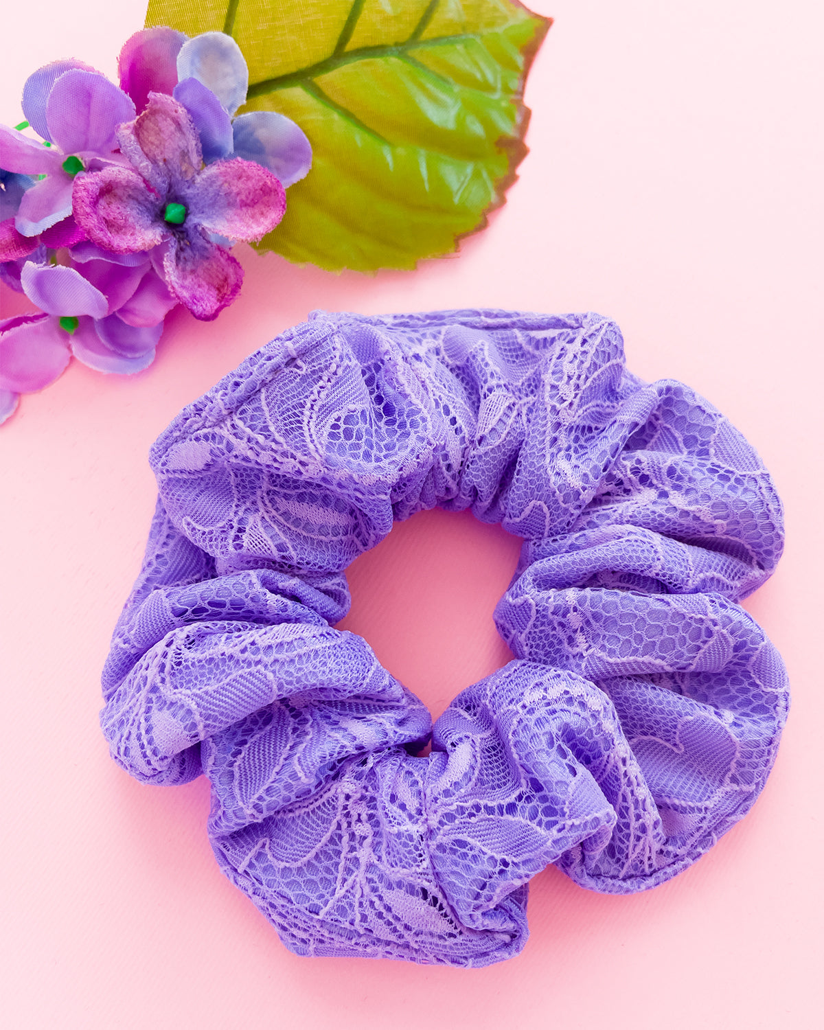 Scrunchie Anemone Lilac | Dot76.it