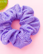 Scrunchie Anemone Lilac | Dot76.it