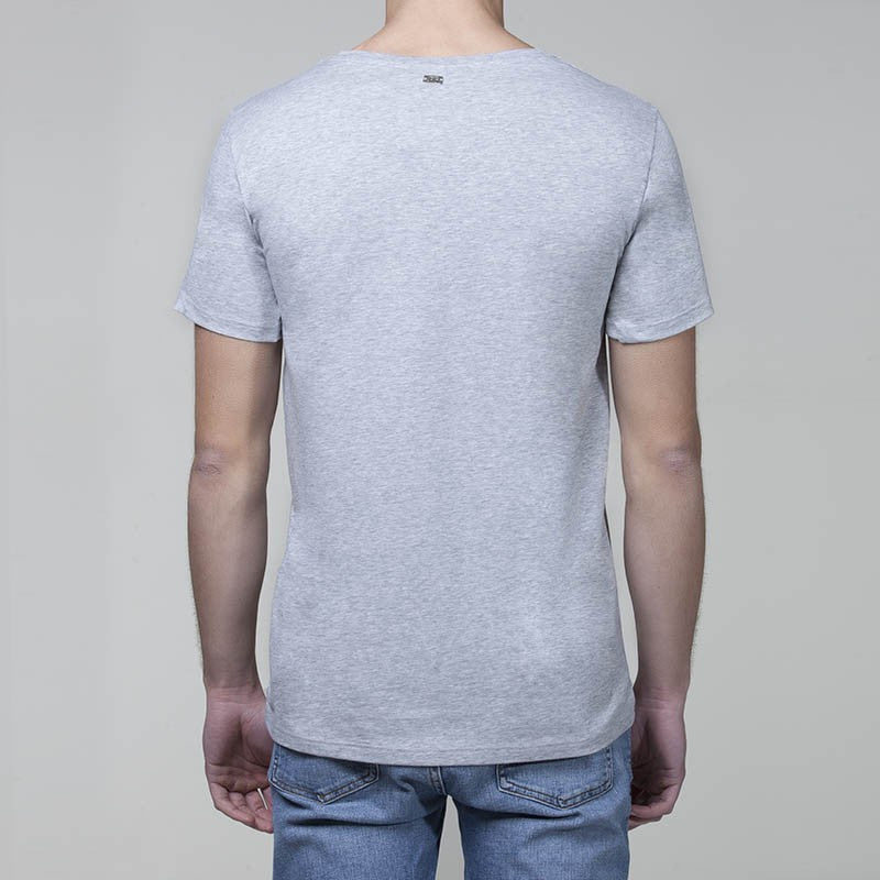 Maglia mezza manica con stampa centrale moto