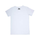 Maglia mezza manica tinta uinita con logo retro collo bianca tecnico
