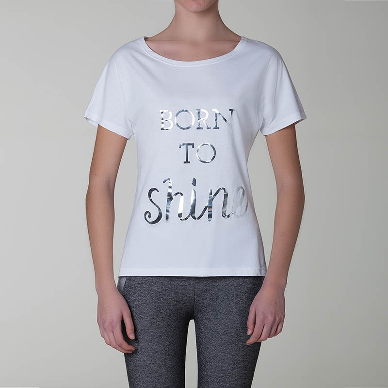 Maglia mezza manica bianca modello kimono