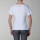 Maglia mezza manica bianca modello kimono