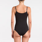 2  retro nero nero 17006 Body in cotone con spalline sottili regolabili