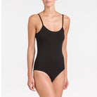 3  fianco nero nero 17006 Body in cotone con spalline sottili regolabili