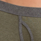 3  dettaglio verde verde 17103 Boxer bicolor in cotone mélange